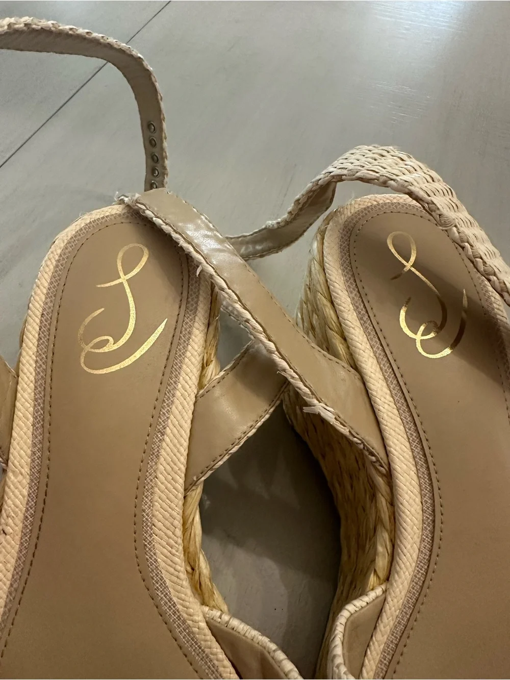 Sam Edelman April Platform Ankle Strap Sandals Sz 9 GUC- Like New